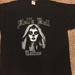 Retro tattoo shop t shirt